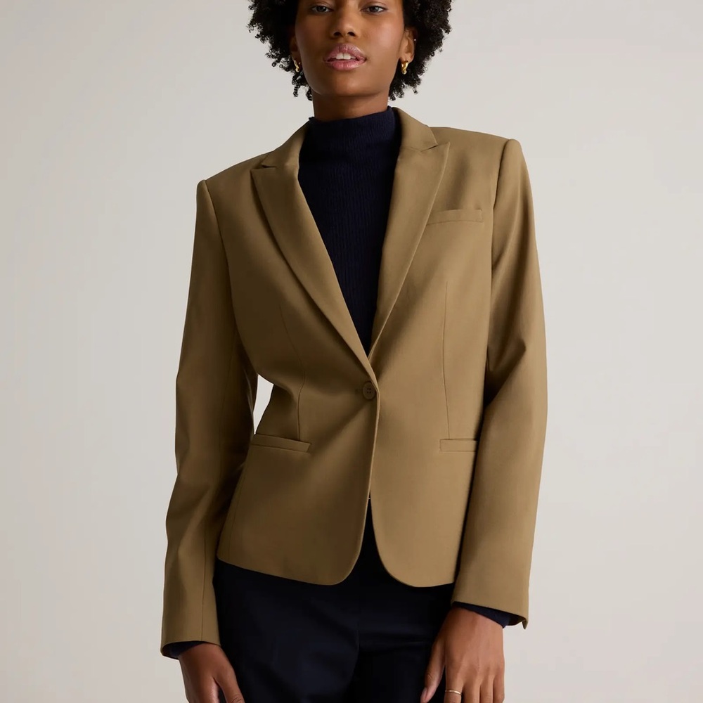 Quince Italian Wool Tailored Blazer